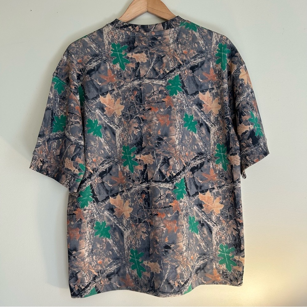 Amongst Others Men’s Size Medium Leaf Camo Boxy Short Sleeve Shirt NYC Designed - Picture 5 of 12